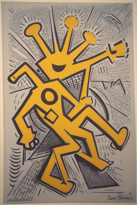 Keith Haring, 1980s New York pop art