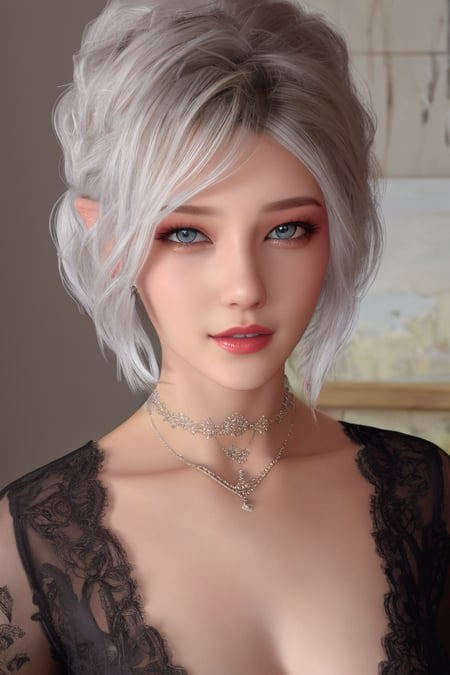 white hair elf
