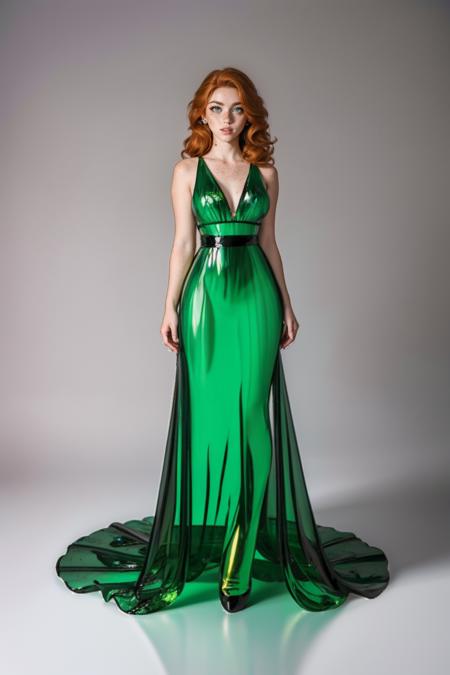 Green Glass Dress