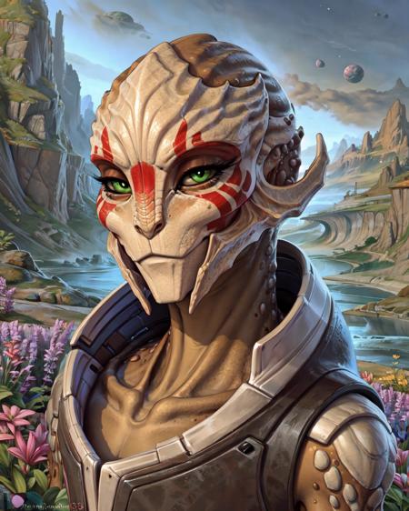 Female turian (Mass Effect) Fluffyrock