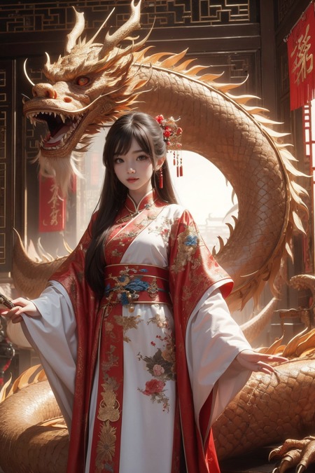 Chinese Dragon Girl