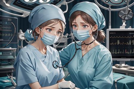 Nurse Examined in Surgery