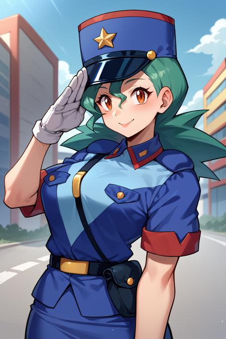 Officer Jenny/ジュンサー (Pokemon) SDXL LoRA [Pony Diffusion]