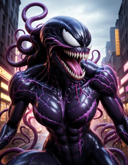Symbiote Sisterhood: She-Venom & Co 🕷️🖤