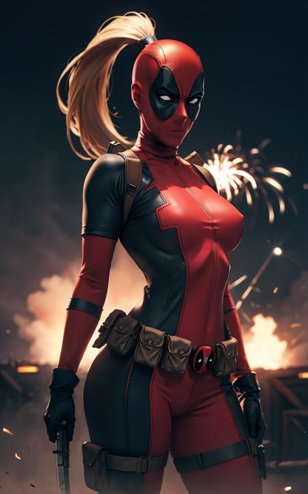 Lady Deadpool | 2 Outfits | Comic Character | ownwaifu