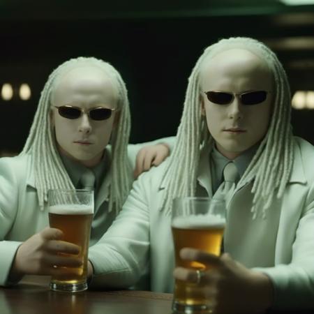 The twins – The Matrix Reloaded – SDXL