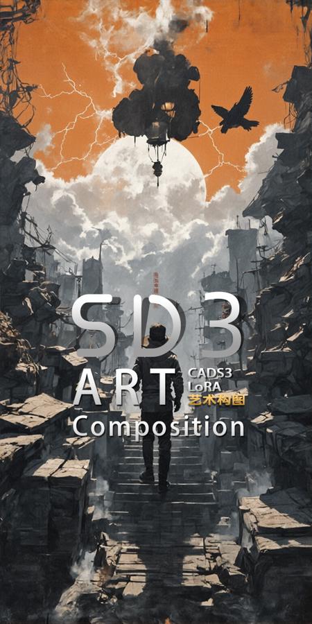 SD3-Art Composition 艺术海报构图设计LoRA-CADS-AiARTiST