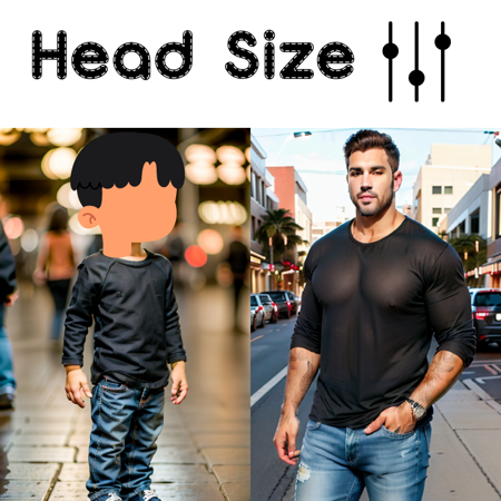 Head Size Slider
