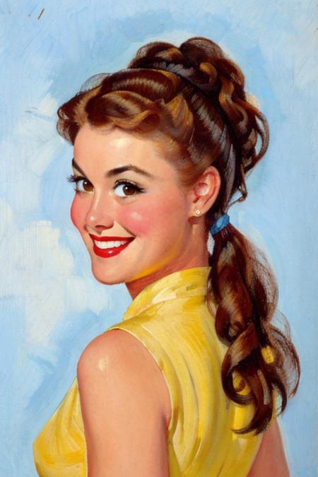 Pinup Girls Painting Style