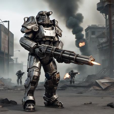 Fallout – T-51 power armor – SDXL