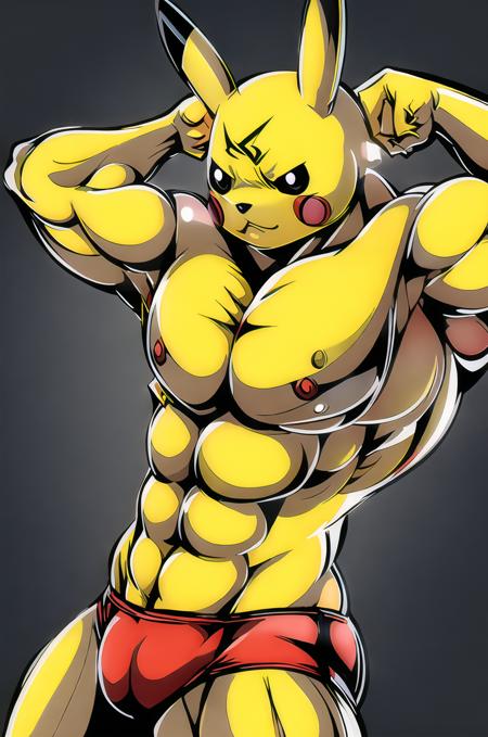 Pokemon-Strong Pikachu(巨巨皮卡丘)