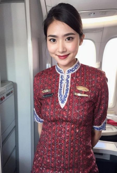 Lion Air Stewardess Uniform - AiTool.ai