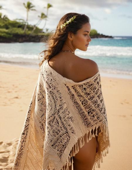Traditional Hawaiian women’s outfit