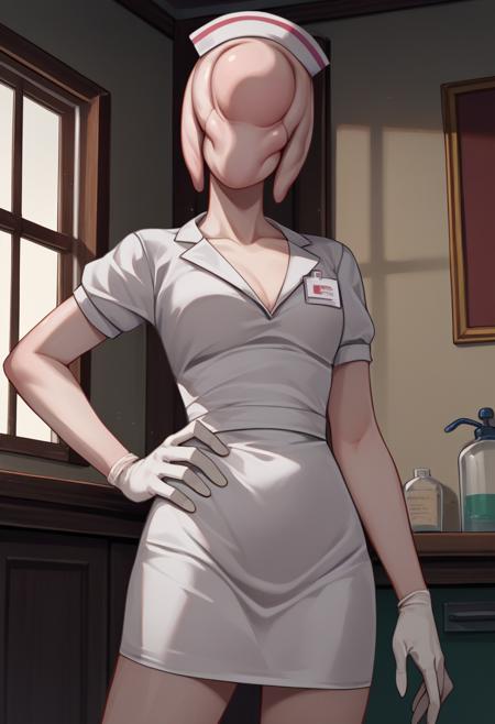 [PonyV6 XL DoRA] Bubble Head Nurse | Silent Hill 2
