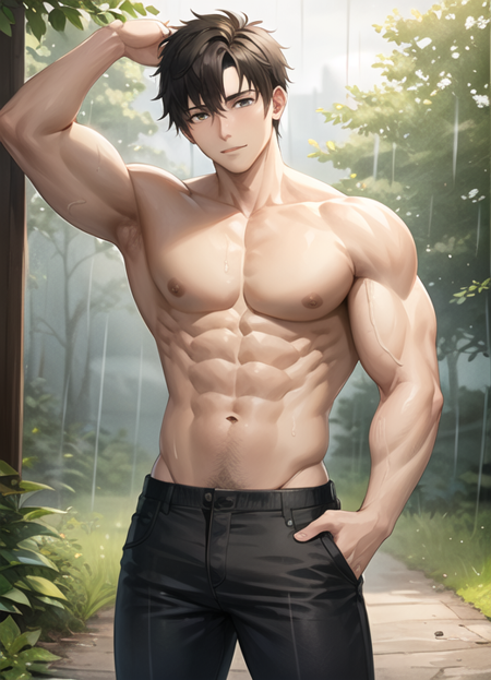 Bara Hero Male Focus Muscular Hard Gay Focus Aitoolai 7032