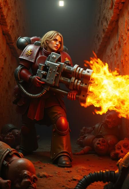 Heavy Flamer – Warhammer 40,000 (Flux) - AiTool.ai