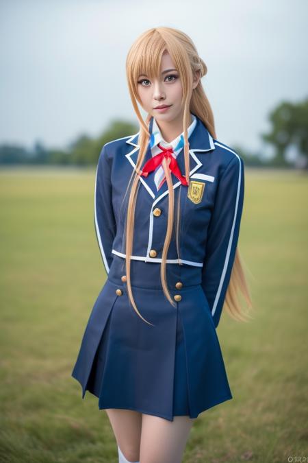 刀剑神域 结城明日奈 校服 yuuki asuna school uniform