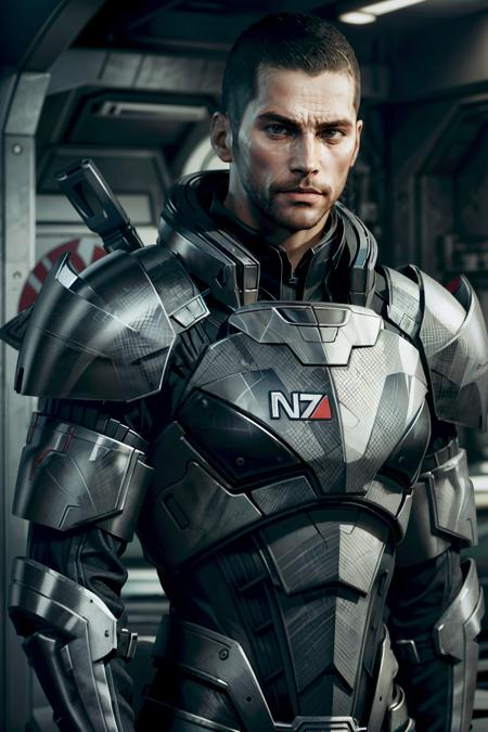 Not so Perfect – Male Shepard from Mass Effect - AiTool.ai